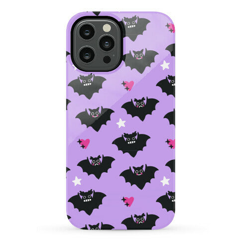 Pastel Goth Bats Pattern Phone Case